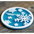 Flower Silicone Coasters , Anti-slip 3d Soft Pvc Cup Coaster